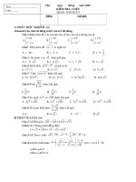 kiểm tra 1 tiết ĐS 9 chương I