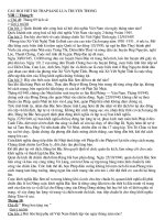 CAU HỎI THẮP SÁNG LỬA TRUYỀN THỐNG