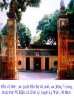 CHUYỆN NGƯỜI CON GÁI NAM XƯƠNG