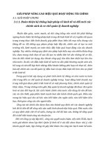 GIẢI PHÁP NÂNG CAO HIỆU QUẢ HOẠT ĐỘNG TÀI CHÍNH