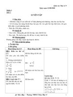 ĐẠI SỐ 9- TUẦN 3