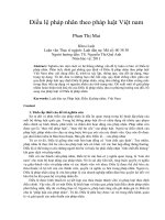 Điều lệ pháp nhân theo pháp luật Việt nam