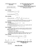 Đề thi tuyển sinh THPT ngày 6.7.2009