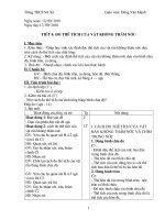 đo thể tích vật rắn không thấm nước