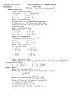 Đề KT HK II K8 (2010-2011)