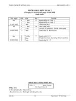 giao an tuan 7 buoi chieu