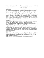 Đề thi HSG và vào PTTH từ 1999-2009QB