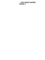 Giao an tuan 4-lop 2 chuan