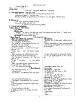 Giáo án văn lớp 9 tuần 5 -18