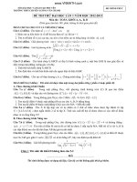 ĐỀ THI THỬ ĐẠI HỌC LẦN 1 NĂM HỌC 2012- 2013 Môn thi : TOÁN, KHỐI A, A1, B, D