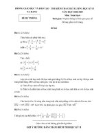 Đề thi Toán 6 - Đáp án