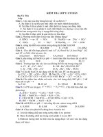 kiem tra lop 11 lan 1