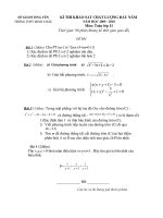 DE KHAO SAT DAU NAM 11NC+DA