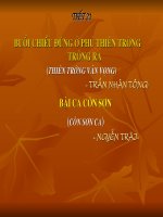 Tiết 21: Thiên Trường vãn vọng và Côn Sơn ca