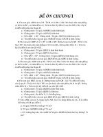 ĐỀ ÔN CHƯƠNG  1 LỚP 8