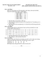 Đề KT 1 tiết ĐS 10NC tiết 74