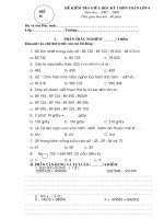 Đề+HD chấm KTGKI_Toán 4