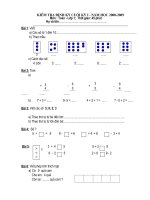 Đề KTĐK cuối HK1