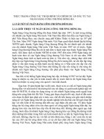 THỰC TRẠNG CÔNG TÁC THẨM ĐỊNH TÀI CHÍNH DỰ ÁN ĐẦU TƯ TẠI NGÂN HÀNG CÔNG THƯƠNG ĐỐNG ĐA