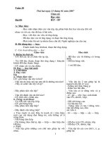 Tuần 20 lớp 1 SN