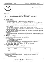 Tiết 1 VIỆT NAM TRÊN ĐƯỜNG ĐỔI MỚI VÀ HỘI NHẬP