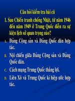 Bài 4- CÁC NƯỚ ĐÔNG NAM Á & ẤN ĐỘ