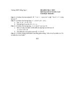 Đề KT 1 tiết môn Đại Số 10(NC) Trường THPT HN I