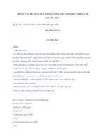 Những vấn đề cần nhớ của di truyền