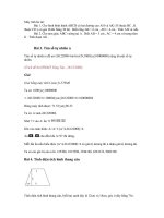 Đề giải toán trên máy tính bỏ túi