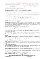 ĐỀ THI TUYỂN SINH ĐẠI HỌC NĂM 2013 Môn: TOÁN; Khối B