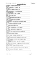 Luyện viết câu Anh 9