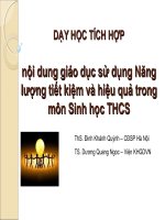 Tiết kiệm năng lượng
