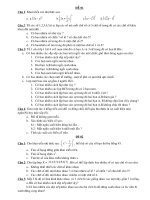 Đề kiểm tra Đại số 11 chương 2