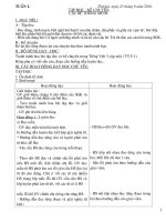 giao an ki I lop 3 2010 - 2011