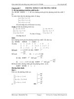 Chuyên đề GTMT Casio570MS-7 : Dạng toán PT và HPT