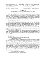 KẾ HOẠCH - Tháng An toàn giao thông