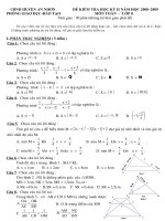 thi HK 2 (08-09 có đáp án)