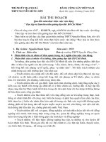 THU HOACH 4 NĂM HO CHI MINH