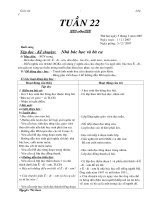 GA lớp 3 tuần 22