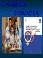 BÀI NGOẠI KHÓA SKSSVTN: BÌNH ĐẲNG GIỚI