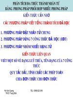 Phân tích đa thức thành nhân tử bằng cách phối hợp nhiều PP