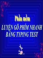 luyện gõ bàn phím