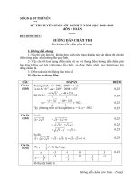 Đề Toán vào lớp 10