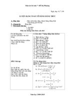 giáo án dạy hè đại 8(phần 1)