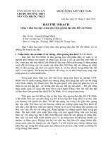 Bai thu hoach 4 nam hoc tap ... HCM