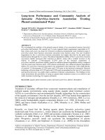 Long-term Performance and Community Analysis of Spirodela Polyrrhiza–bacteria Association Treating Phenol-contaminated Water