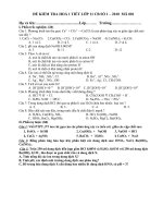 de kiem tra 1 tiet hoa 11cb so 1