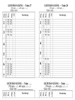 mẫu lịch báo giảng