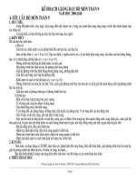 Kê hoach bộ môn Toán 9 2009-2010