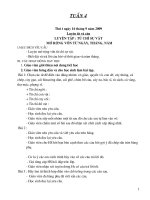 giáo án buổi 2 - Lớp 2 tuần 4